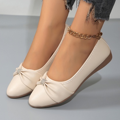 🔥Last Day Promotion 50% OFF - Women's Rhinestone Orthopaedic Leather Shoes