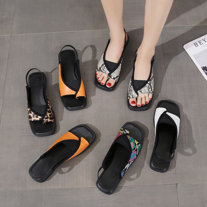 🔥Last Day Promotion 50% OFF - Women's Fashion Chunky Heel Orthopaedic Sandals