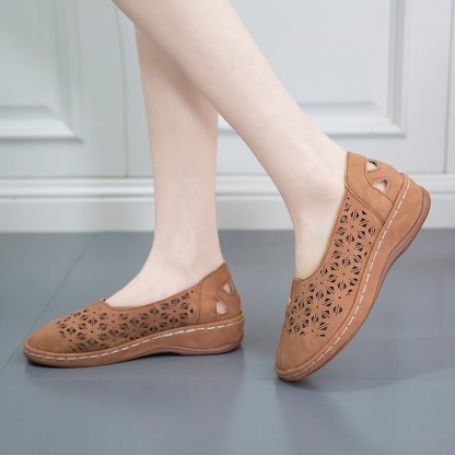 🔥Last Day Promotion 50% OFF - Women's Fashion Retro Orthopaedic Leather Shoes