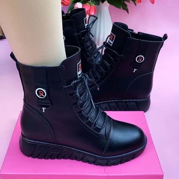 🔥Last Day Promotion 50% OFF - Women's Warm Non-slip Leather Ankle Boots