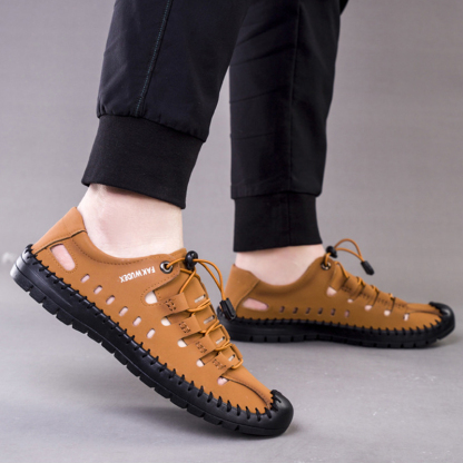 🔥LAST DAY - 50% OFF🛒Men's Fashionable Casual Leather Sandals