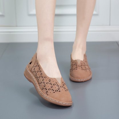 🔥Last Day Promotion 50% OFF - Women's Fashion Retro Orthopaedic Leather Shoes