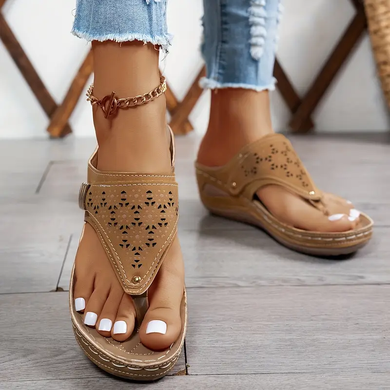 🔥Last Day Promotion 50% OFF - Women's Casual Slope Heel Orthopaedic Sandals