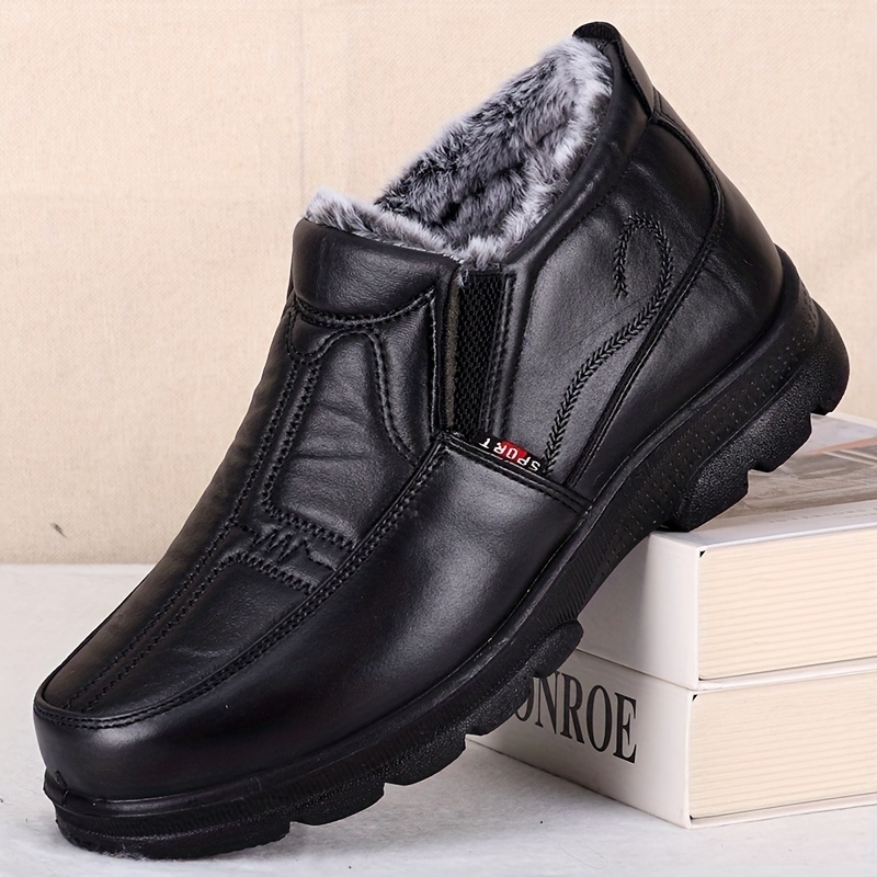 🔥Last Day Promotion 50% OFF - Men's Warm Winter Slip-On Ankle Boots