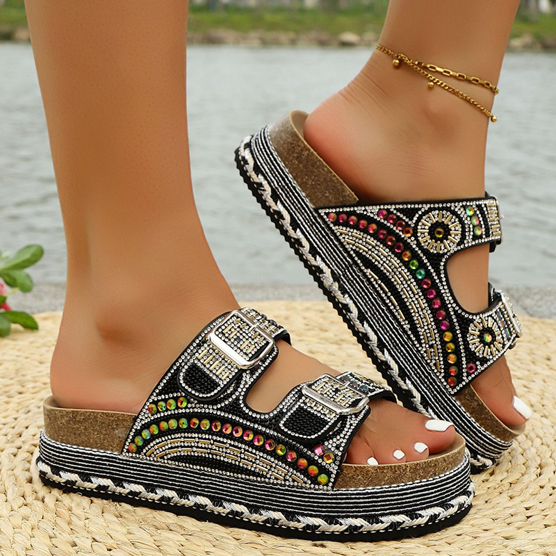 🔥Last Day Promotion 50% OFF - Women's Comfortable Fashion Rhinestone 