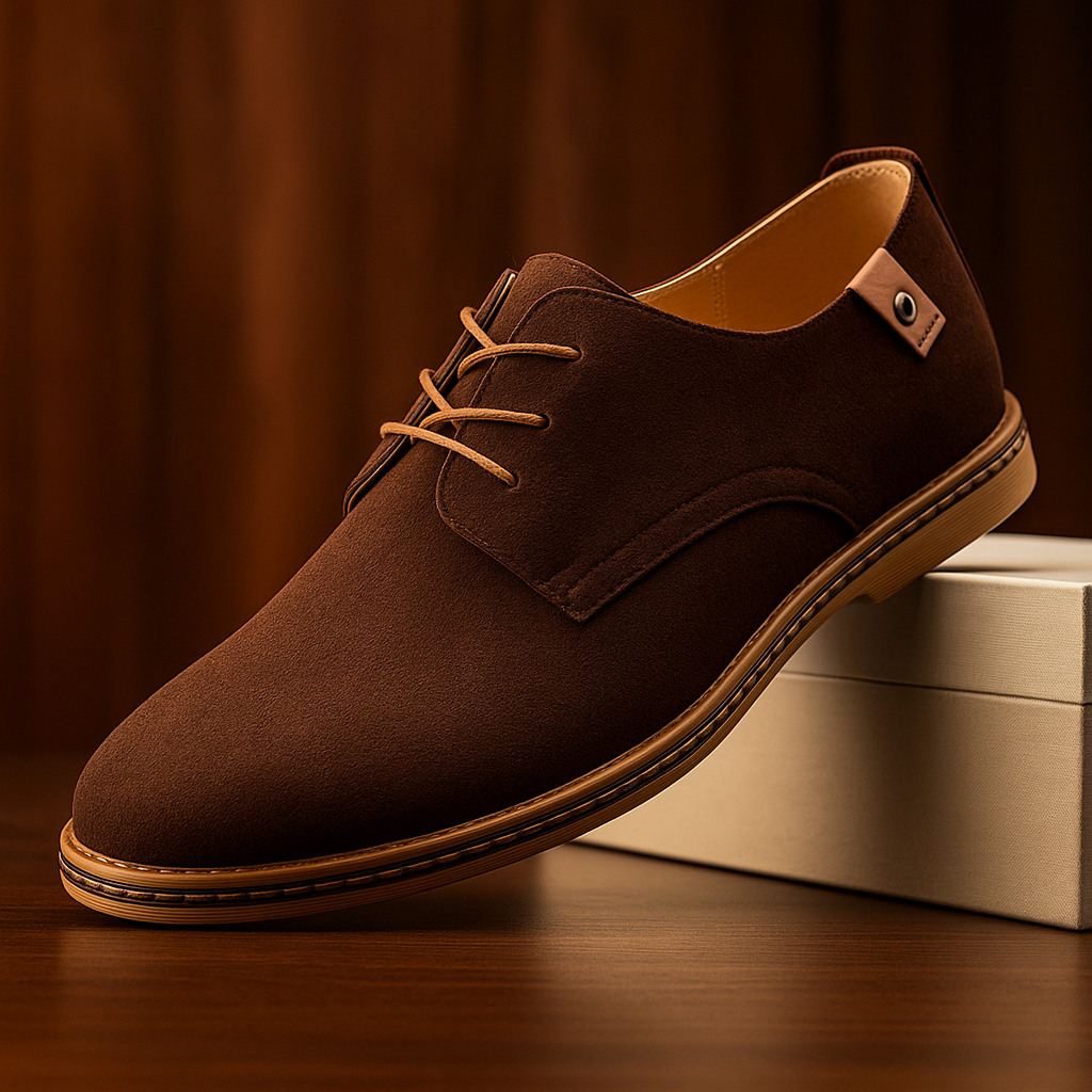 🔥Last Day 50% Off - Orthopaedic Suede Men's Shoes – Anti-Fatigue Cushioning & Arch Support for Plantar Fasciitis & Heel Pain