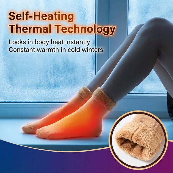 🔥Super Plush Thermal Socks Fleece-Lined Deep Comfort