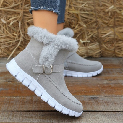 🔥Last Day Promotion 50% OFF - Women's Comfortable Wool-Lined Warm Thick Snow Boots