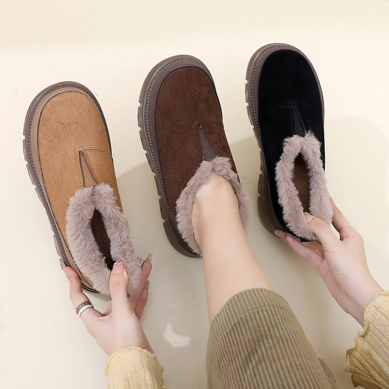 🔥Last Day Promotion 50% OFF - Women's Warm Cosy Thick-Soled Slip-On Snow Boots