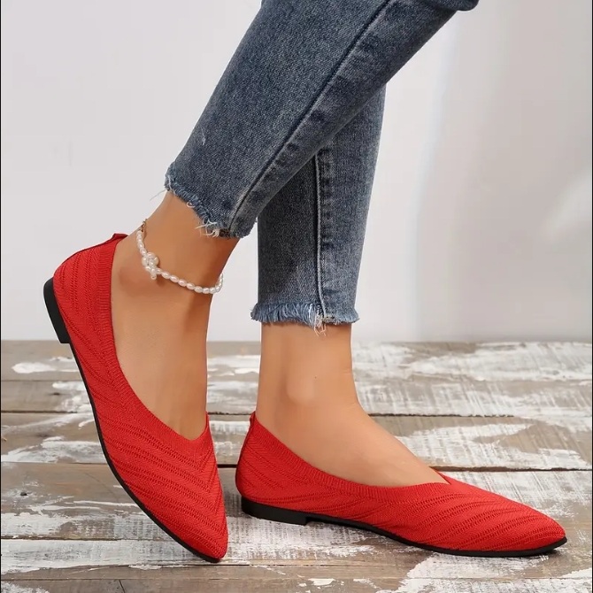 🔥Last Day Promotion 50% OFF - Women's Comfortable Chic Breathable Ballet Flats