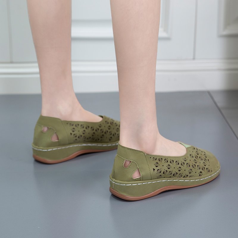 🔥Last Day Promotion 50% OFF - Women's Fashion Retro Orthopaedic Leather Shoes
