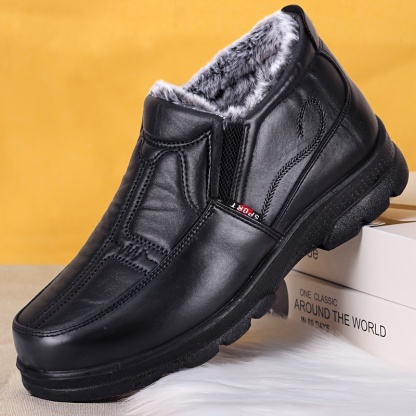 🔥Last Day Promotion 50% OFF - Men's Warm Winter Slip-On Ankle Boots