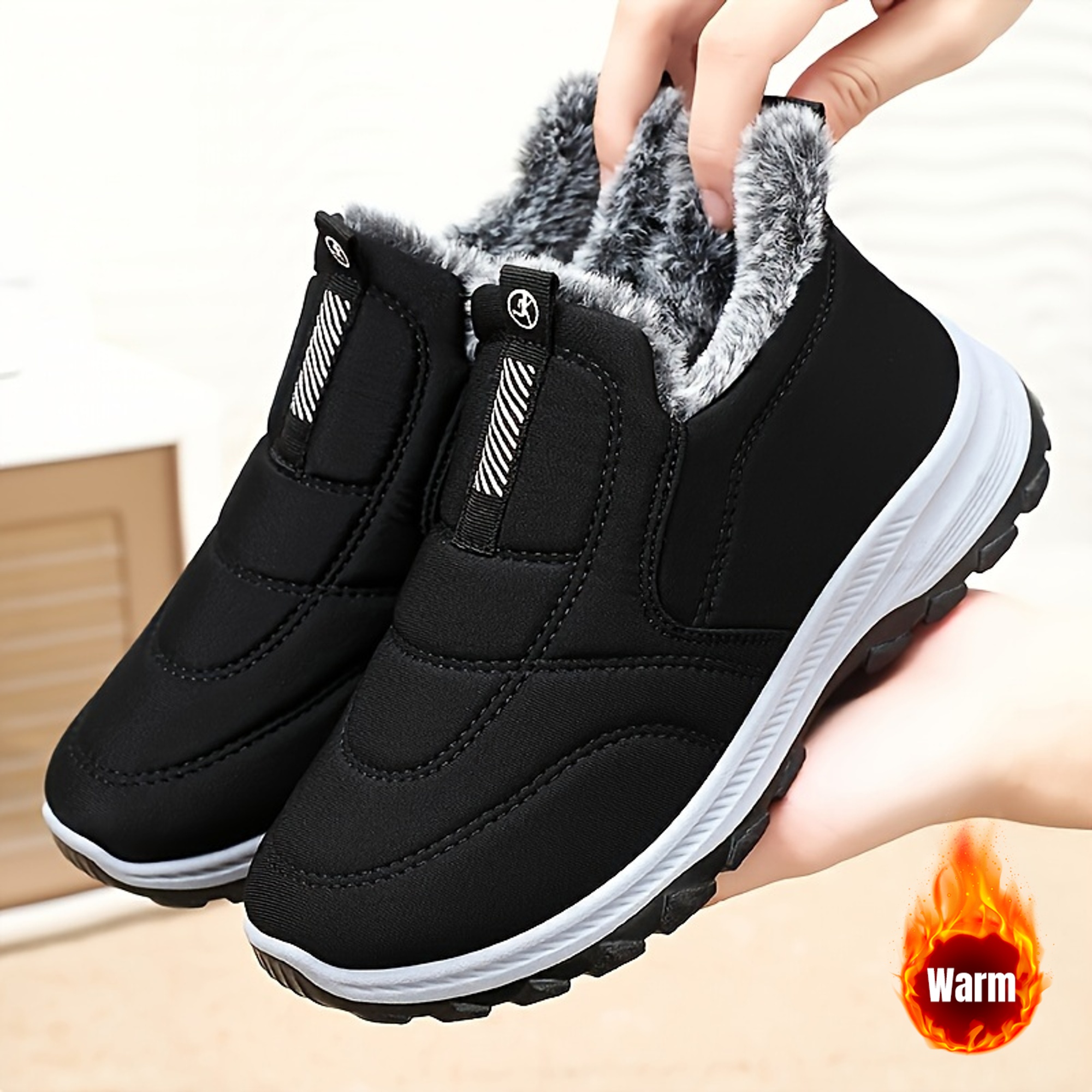 🔥Last Day Promotion 50% OFF - Women's Winter Comfortable Warm Non-Slip Orthopaedic Shoes