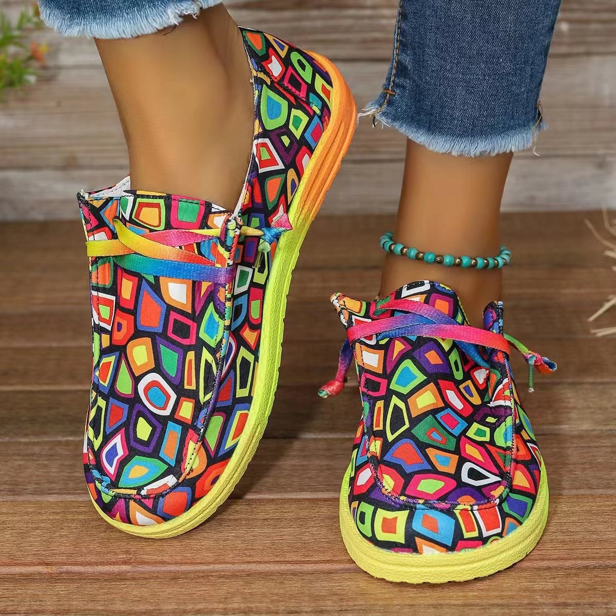 🔥Last Day Promotion 50% OFF - Women's Colourful Ethnic Soft Sole Orth