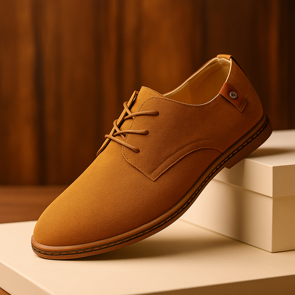 🔥Last Day 50% Off - Orthopaedic Suede Men's Shoes – Anti-Fatigue Cushioning & Arch Support for Plantar Fasciitis & Heel Pain