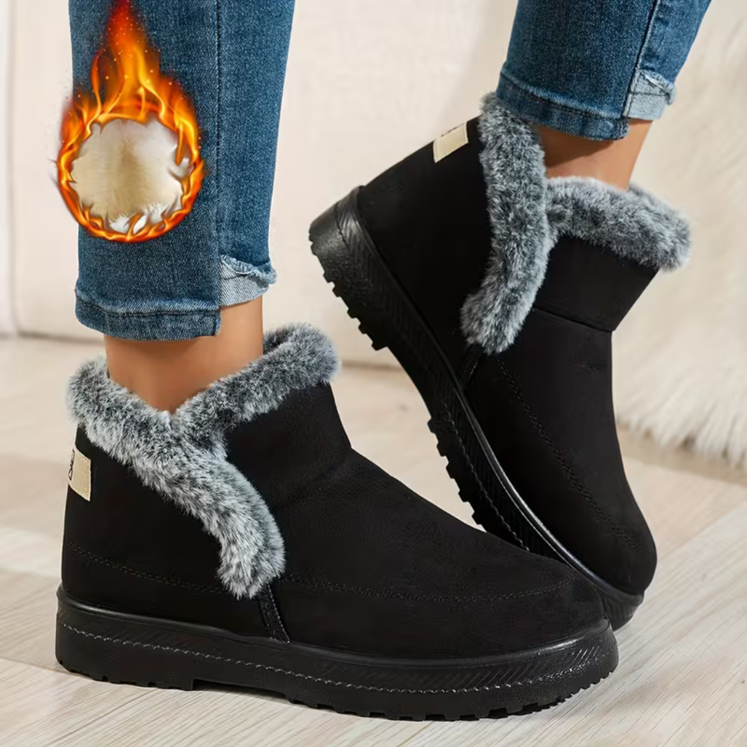 🔥Last Day Promotion 50% OFF - Women's High Quality Warm Slip-On Ankle Boots
