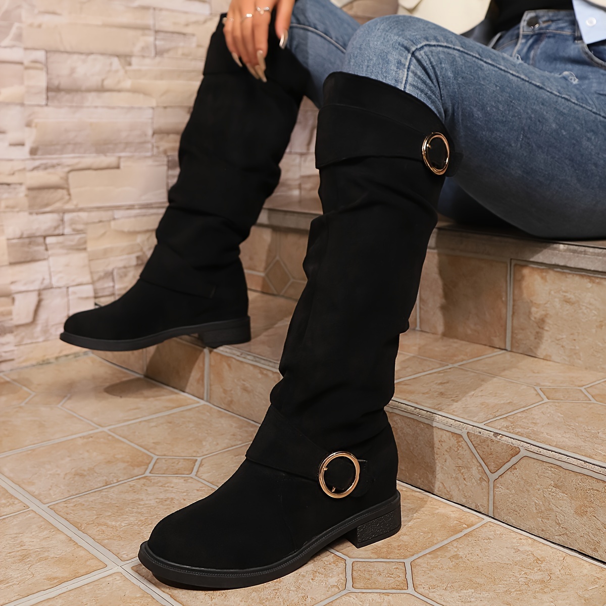 🔥Last Day Promotion 50% OFF - Women'S Solid Color Trendy Boots