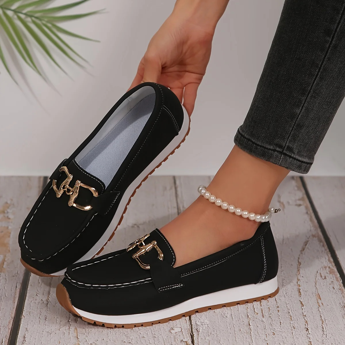 🔥Last Day Promotion 50% OFF - Women'S Elegant Comfort Slip-On Casual Shoes