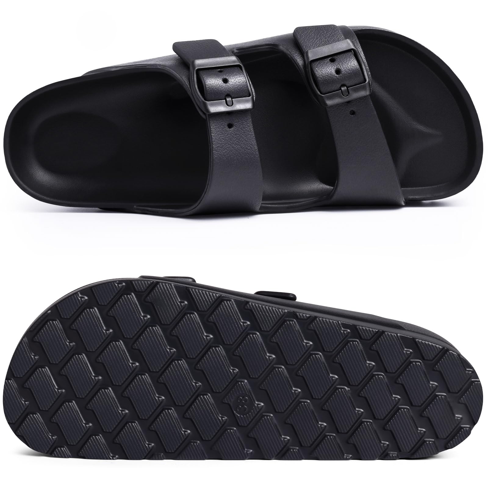🔥Last Day Promotion 50% OFF -  Women's Comfortable Arch Support Walking Platform Sandals with Adjustable Buckle