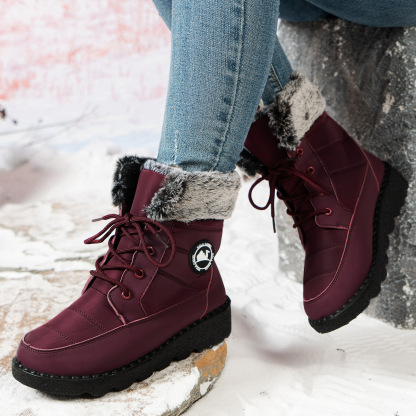 🔥Last Day Promotion 50% OFF - Women's Cozy Winter Waterproof Anti-Slip Orthopedic Boots