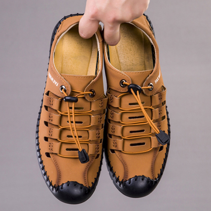 🔥LAST DAY - 50% OFF🛒Men's Fashionable Casual Leather Sandals