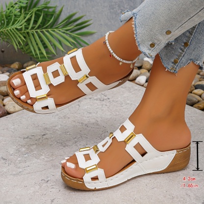 🔥Last Day Promotion 50% OFF - Women's Fashion Non-slip Thick Sole Orthopaedic Sandals