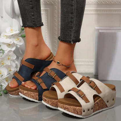 🔥Last Day Promotion 50% OFF - Women's Slope Heel Orthopaedic Sandals