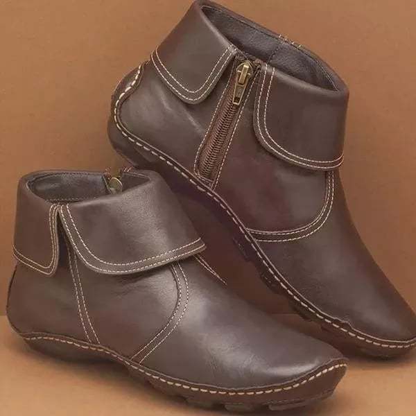 🔥Last Day Promotion 50% OFF - Comfort Leather Non-Slip Orthopedic Boots