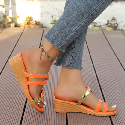 🔥Last Day Promotion 50% OFF - Women's Slope Heel Orthopaedic Sandals