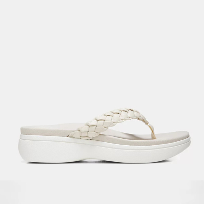 🔥Last Day Promotion 50% OFF - Women's Braided Platform Thong Sandals