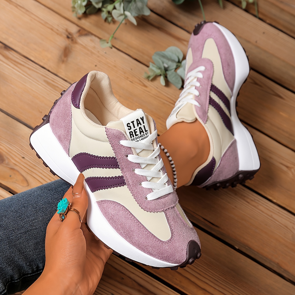 🔥Last Day Promotion 50% OFF - Women's Fashionable Casual Versatile Trendy Trainers