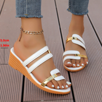 🔥Last Day Promotion 50% OFF - Women's Slope Heel Orthopaedic Sandals