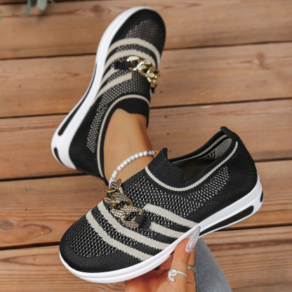 🔥Last Day Promotion 50% OFF - Women's Breathable Slope Heel Soft Sole Orthopaedic Casual Shoes