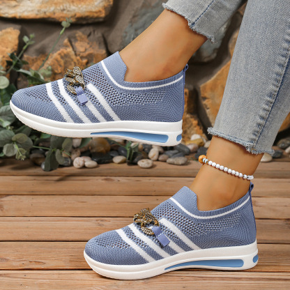 🔥Last Day Promotion 50% OFF - Women's Breathable Slope Heel Soft Sole Orthopaedic Casual Shoes