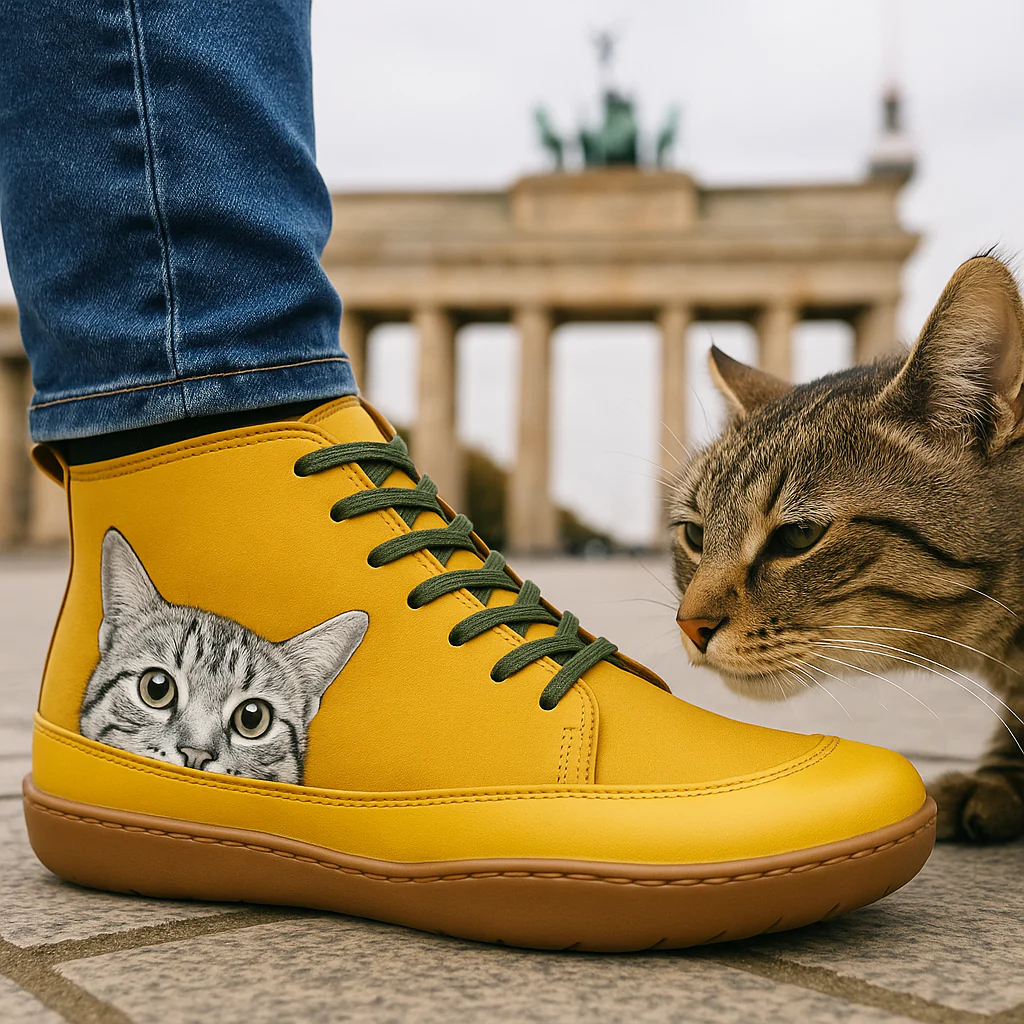 🔥Last Day Promotion 50% OFF - Women's Comfortable Cat Print Orthopaedic Sneakers