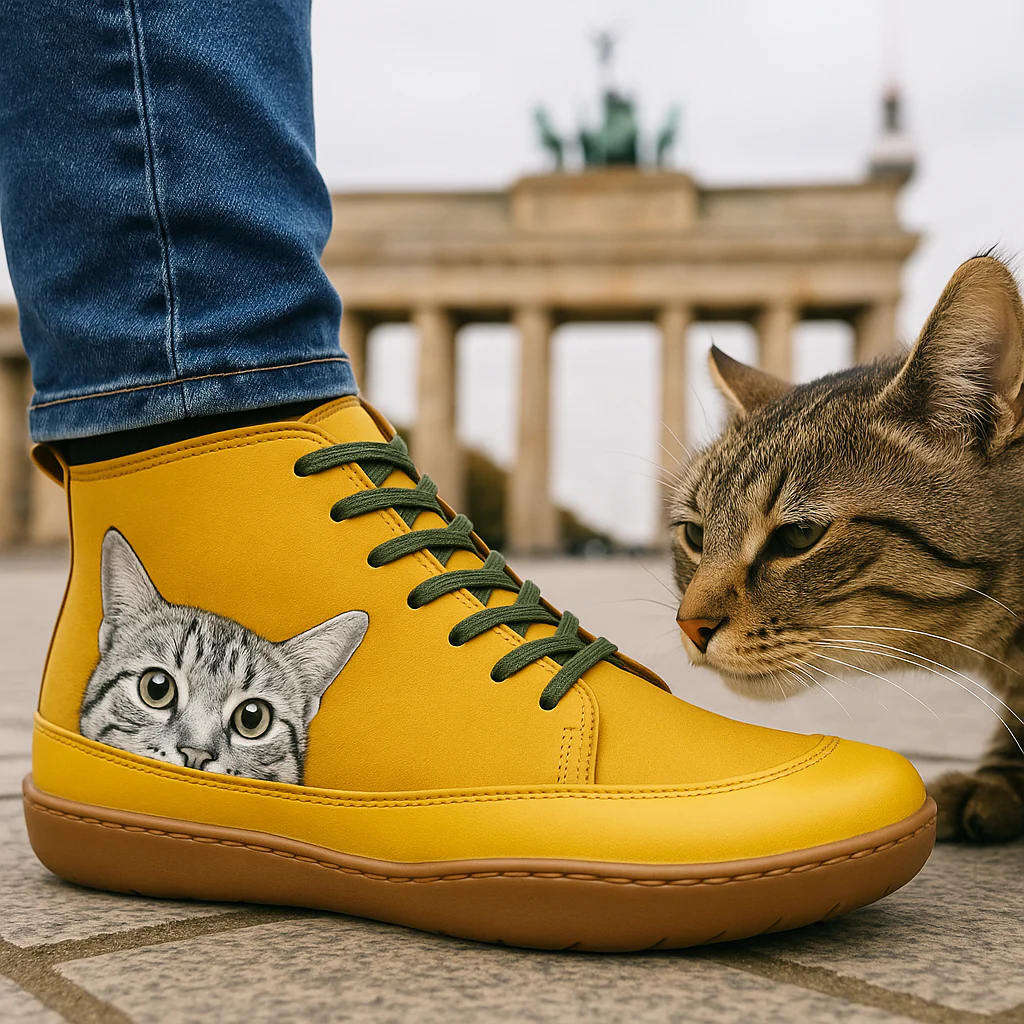 🔥Last Day Promotion 50% OFF - Women's Comfortable Cat Print Orthopaedic Sneakers
