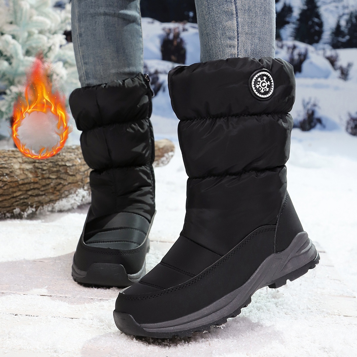 🔥Last Day Promotion 50% OFF - Women'S Winter Mid-Calf Snow Boots