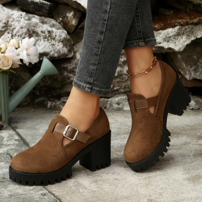 🔥Last Day Promotion 50% OFF - Women's Fashion Chunky Heel Shoes