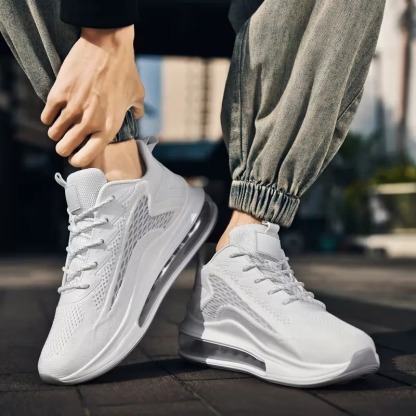 🔥Last Day 50% Off - Men's Orthopaedic Air Cushion Trainers for Plantar Fasciitis, Wide Fit Knee & Heel Pain Relief