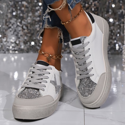 🔥Last Day Promotion 50% OFF - Women's Leopard Print Star Sneakers
