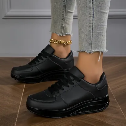 🔥Last Day Promotion 50% OFF - Women's Casual Fashion Breathable Platform Wedge Orthopaedic Sneakers