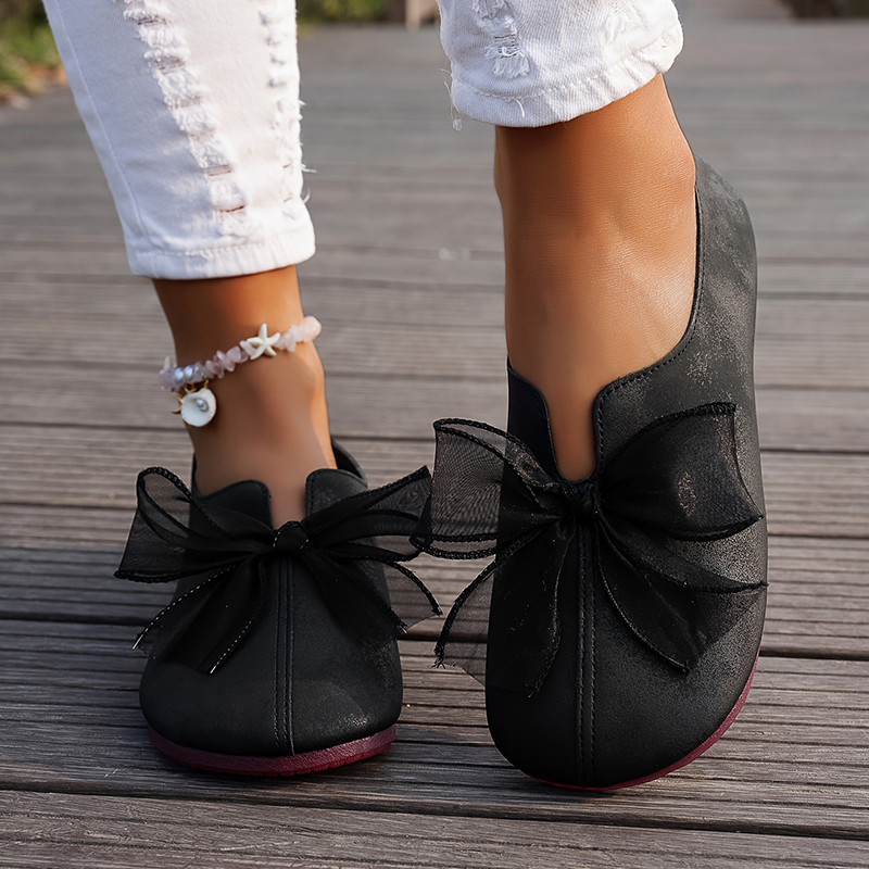 🔥Last Day Promotion 50% OFF - Women's Butterfly Flower Decor Slip-On Casual Shoes