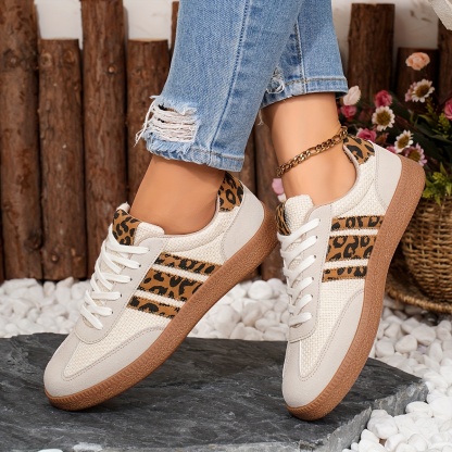 🔥Last Day Promotion 50% OFF - Women's Retro Leopard Print Women's Casual Sneakers