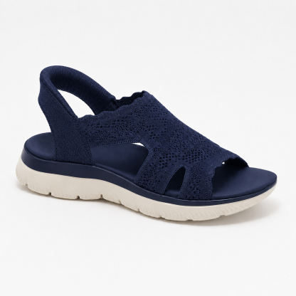 🔥Last Day Promotion 50% OFF - Women's Breathable Knit Slingback Open Toe Walking Sandals