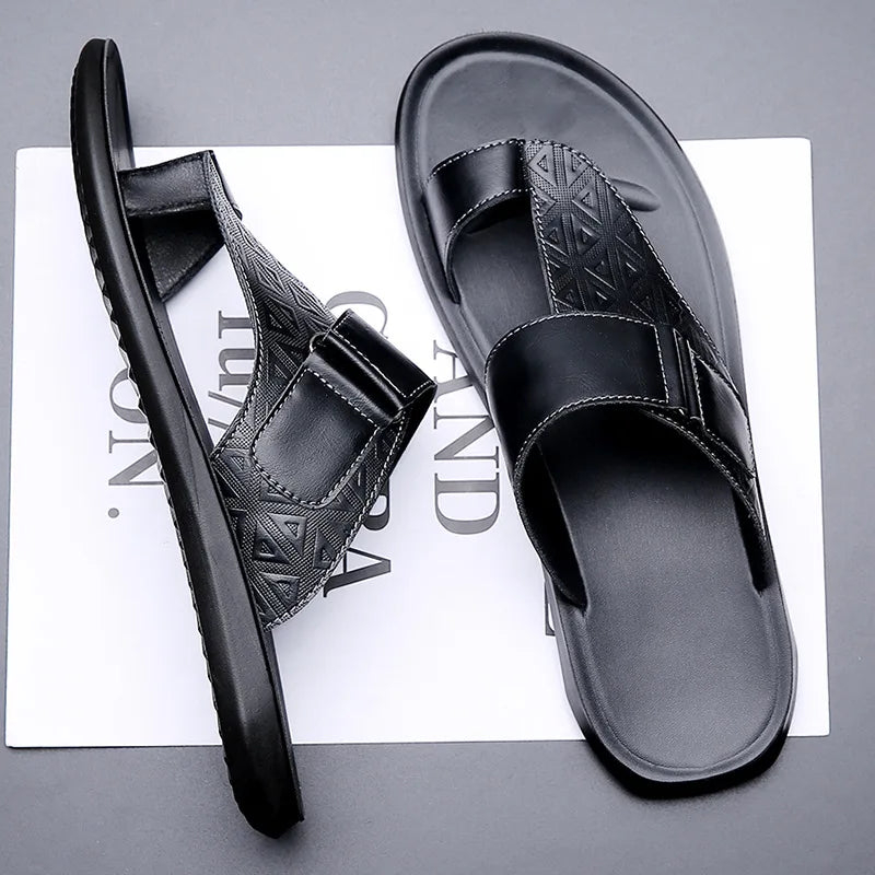 🔥Last Day Promotion 50% OFF - Men's Fashionable Leather Sandals