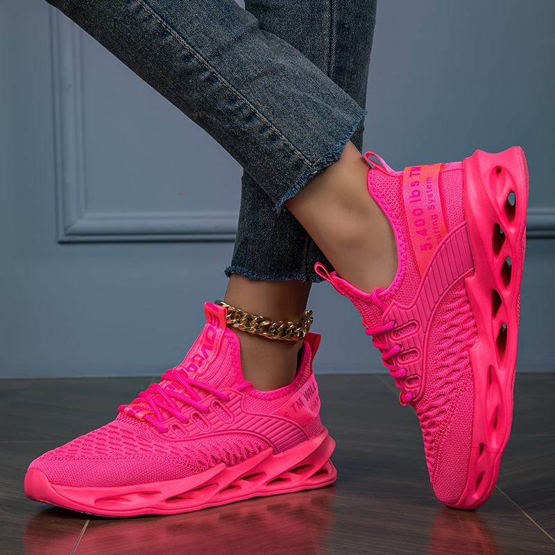 Women's New Breathable Shock-Absorbing Elastic Fashionable Sneakers