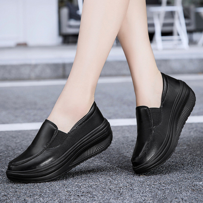 🔥Last Day Promotion 50% OFF - Women's Comfortable Chunky-Soled Wedge Casual Shoes