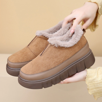 🔥Last Day Promotion 50% OFF - Women's Warm Cosy Thick-Soled Slip-On Snow Boots