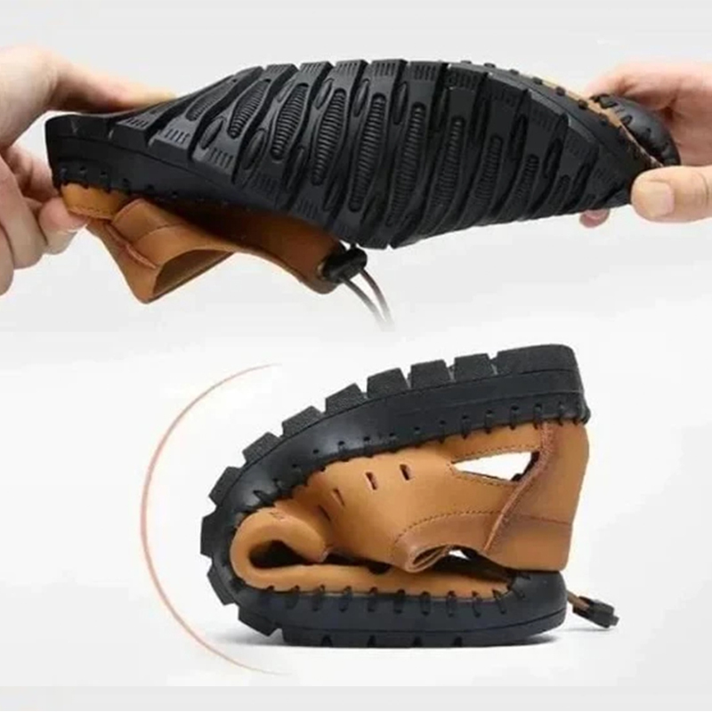 🔥LAST DAY - 50% OFF🛒Men's Fashionable Casual Leather Sandals