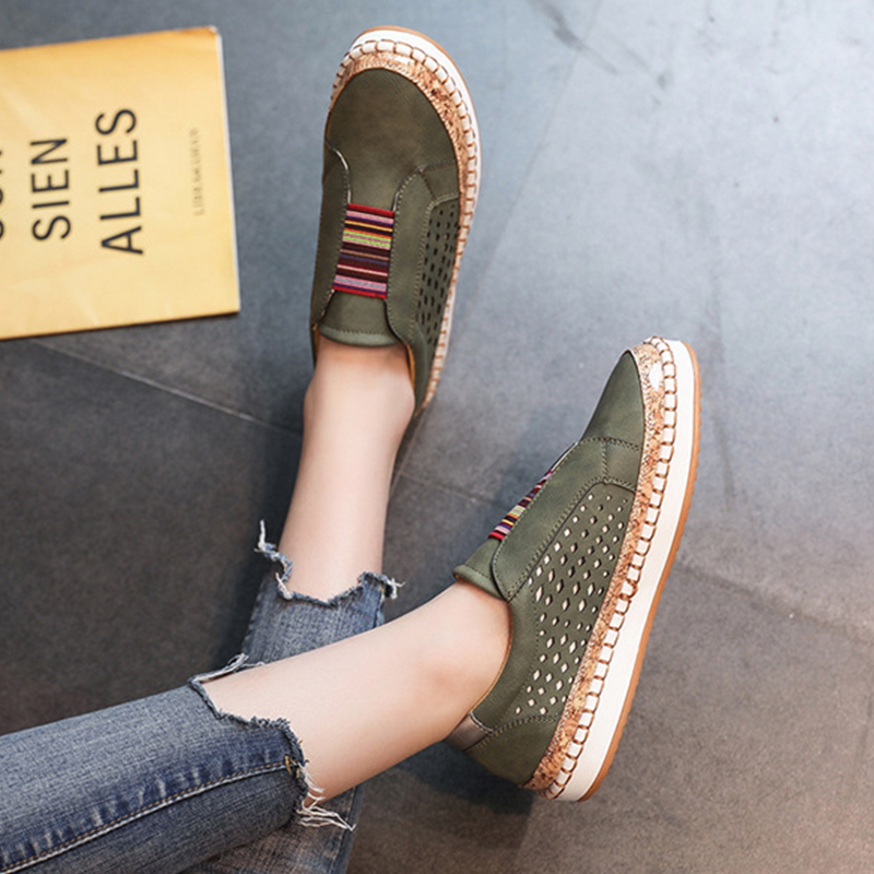 🔥Last Day Promotion 50% OFF - Women's Fashion Retro Breathable Casual Orthopedic Shoes